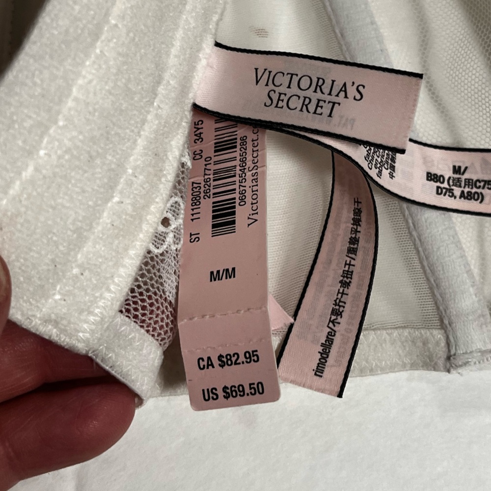 Victoria's Secret White Lace Corset Bra - Picture 5 of 6